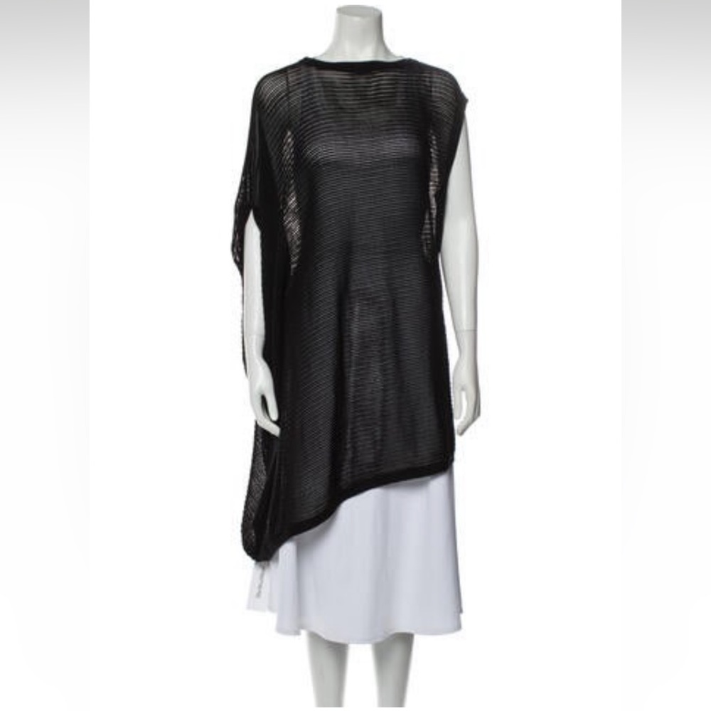All Saints asymmetric mesh tunic